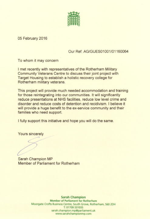 Sarah Champion letter