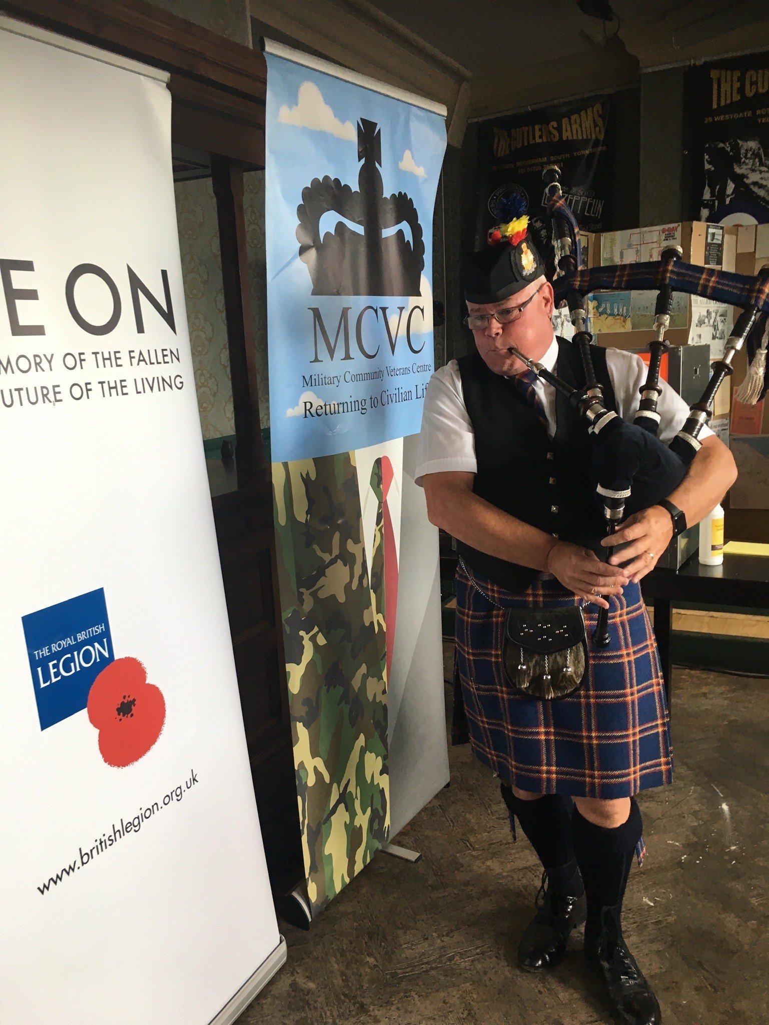 Mcvc D Day remembered at The Cutler Arms | MCVC